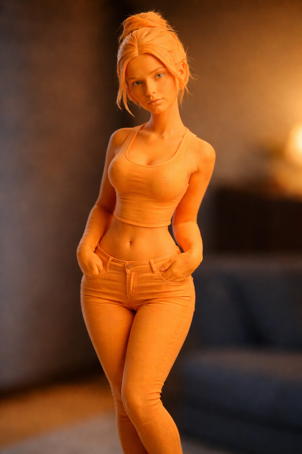 Improve this Doll — ChatGPT and plasticine series, April 2026, by Disrupt the Gaze