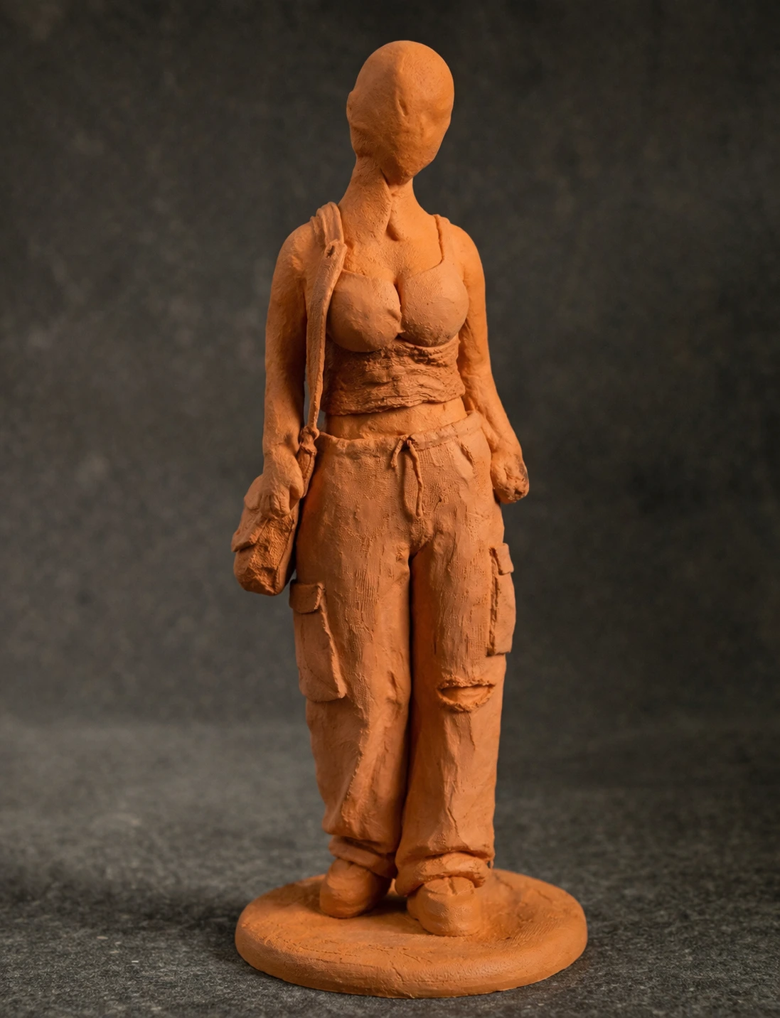 Improve this Doll — ChatGPT and plasticine series, April 2026, by Disrupt the Gaze